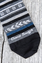 Darn Tough Black Wool Socks Brogue Crew Light
