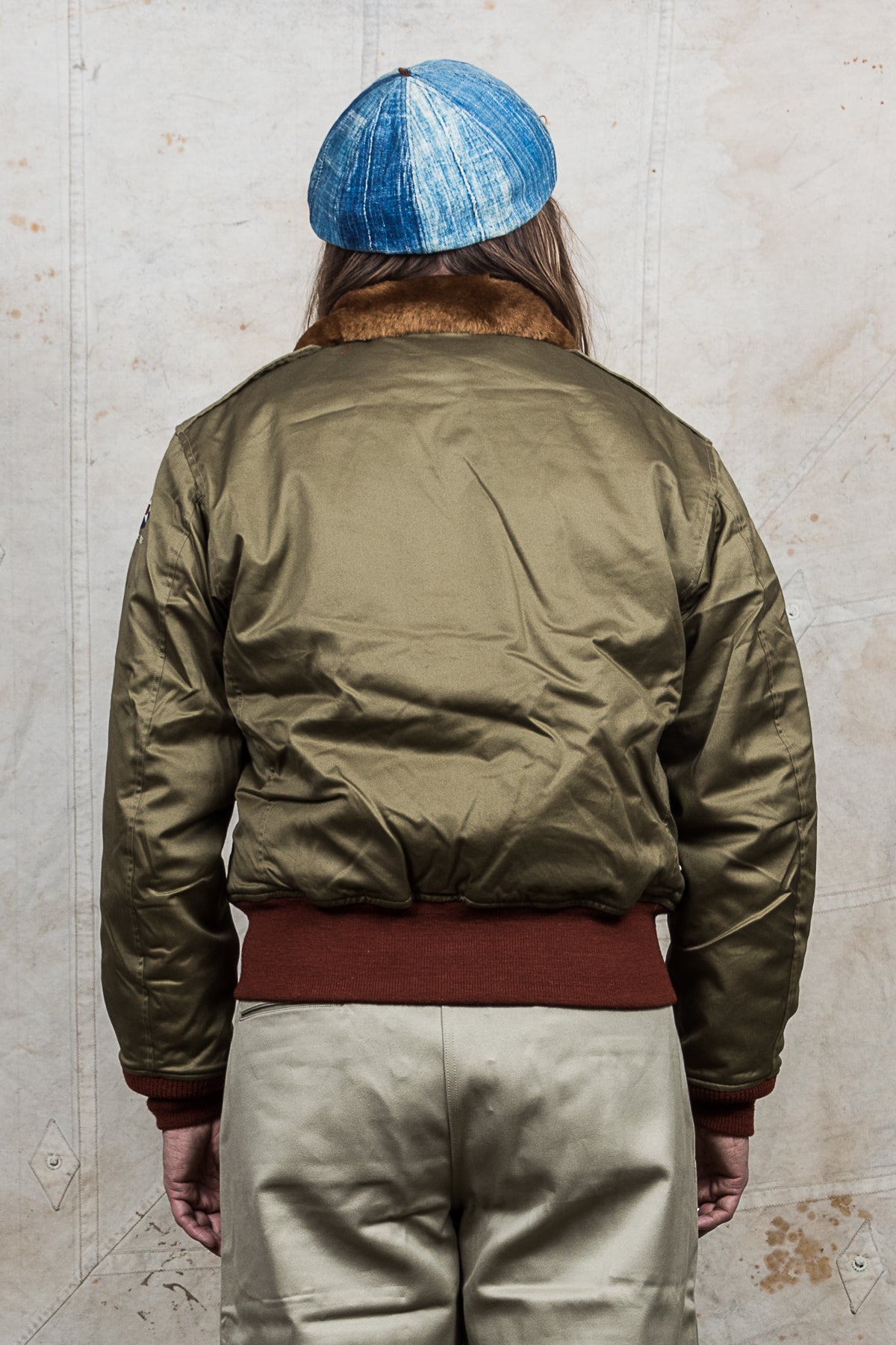 Buzz Rickson's B-10 Jacket Superior Togs red knit
