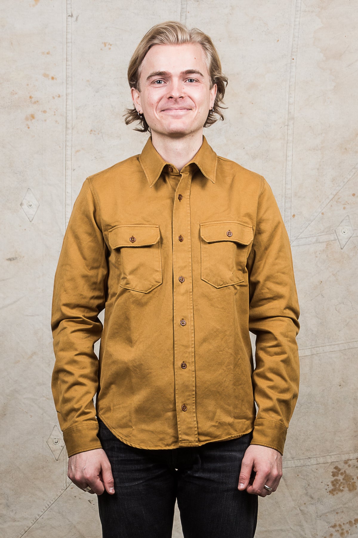 Indigofera Alamo Shirt Golden Oak
