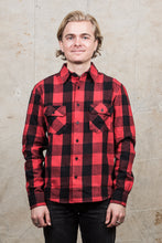 Indigofera Norris Flannel Shirt Red / Black