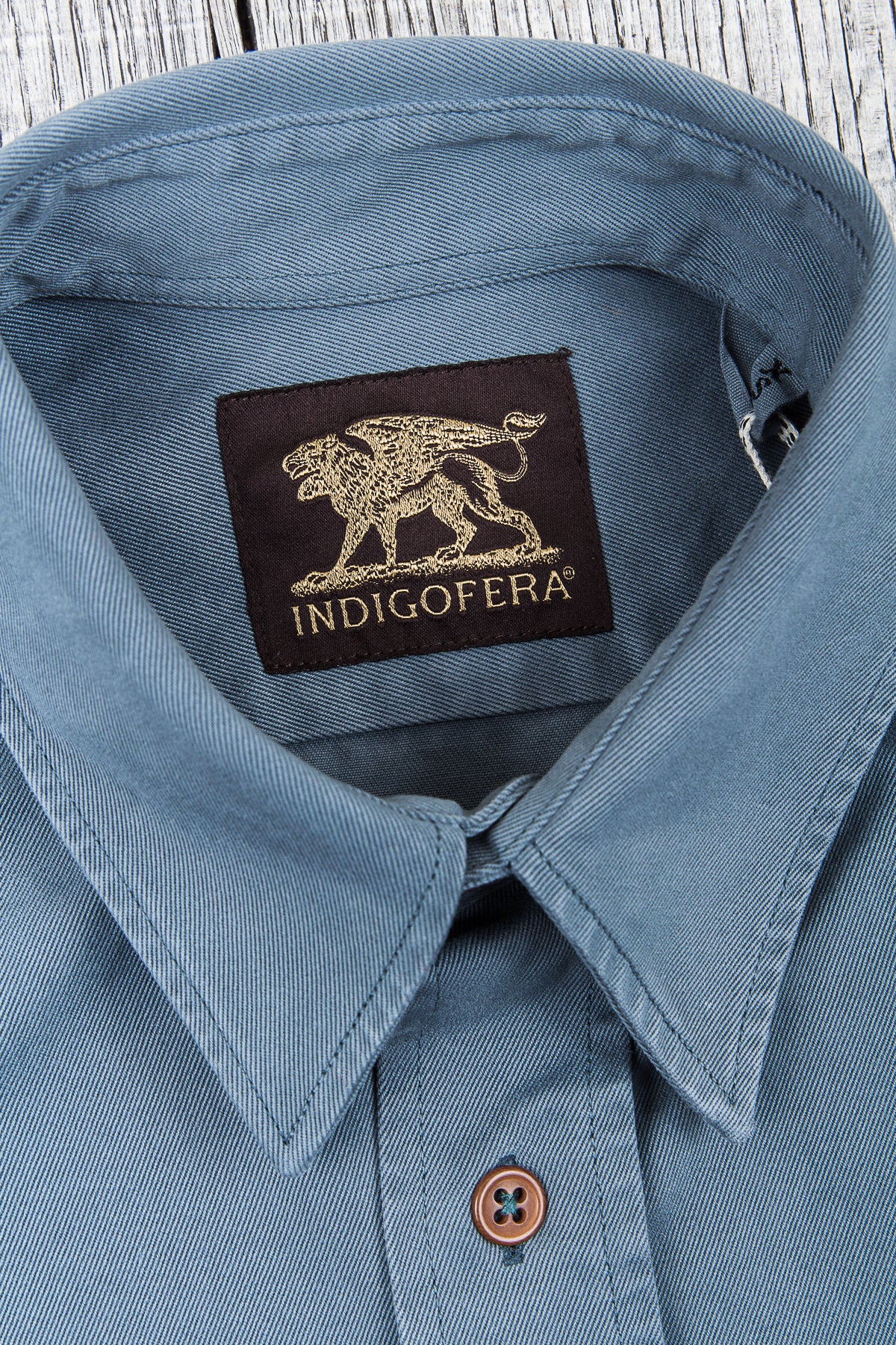 Indigofera Alamo Shirt Greyblue