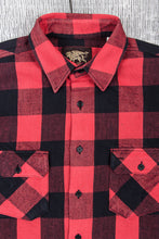 Indigofera Norris Flannel Shirt Red / Black