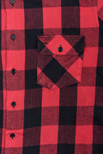 Indigofera Norris Flannel Shirt Red / Black