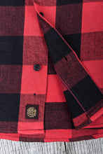 Indigofera Norris Flannel Shirt Red / Black