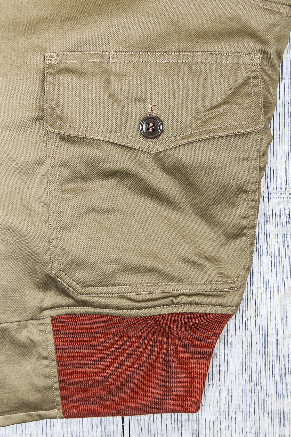 Buzz Rickson's B-10 Jacket Superior Togs red knit