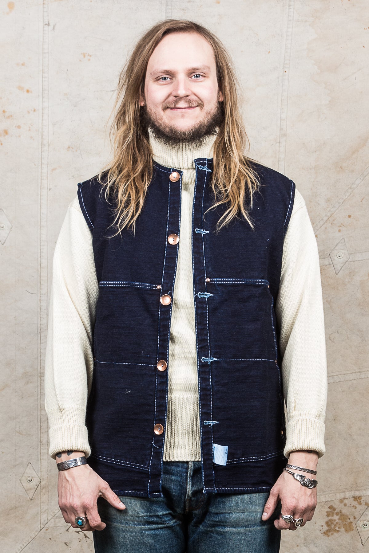 Tender Janus Vest Indigo