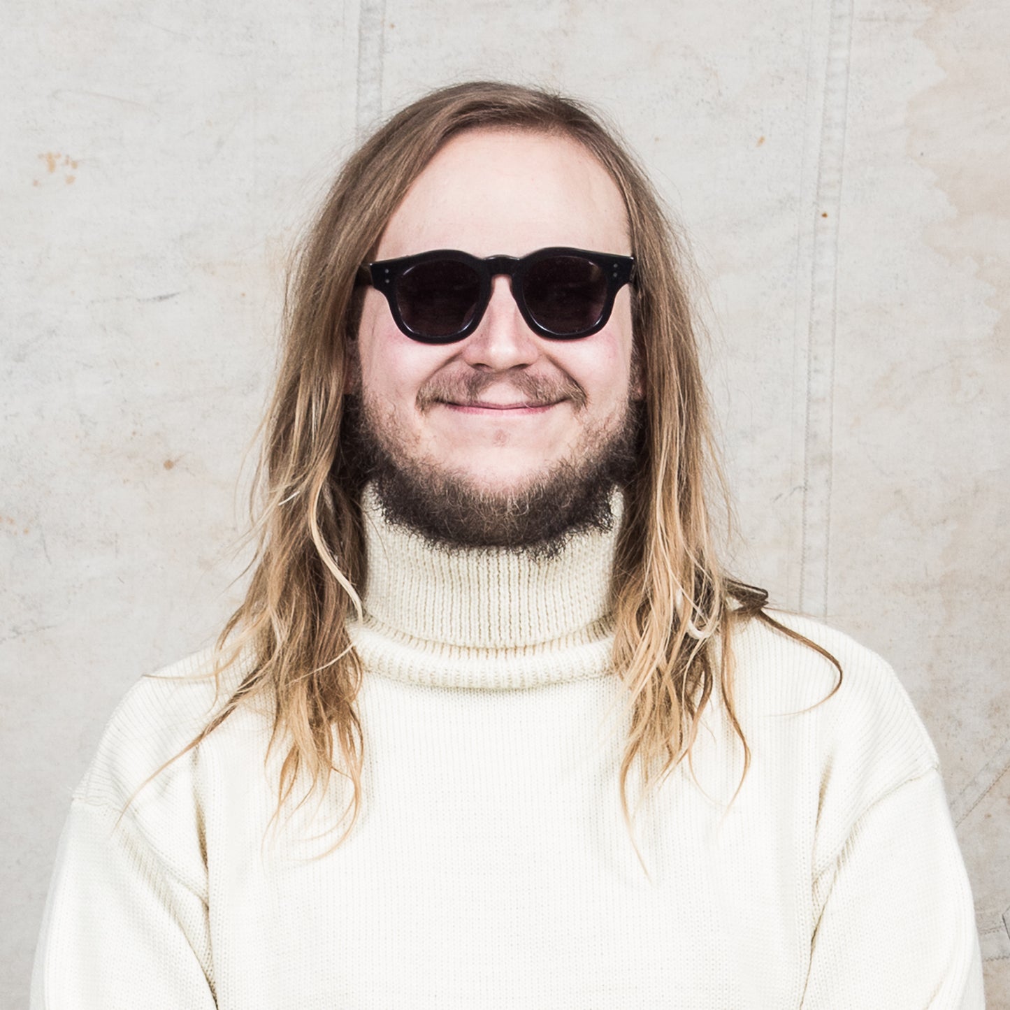 Tender Flat Tops Spectacles Frames Black Cotton Acetate Sunglasses