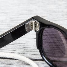 Tender Slimmer Flat Tops Spectacles Frames Black Cotton Acetate Sunglasses