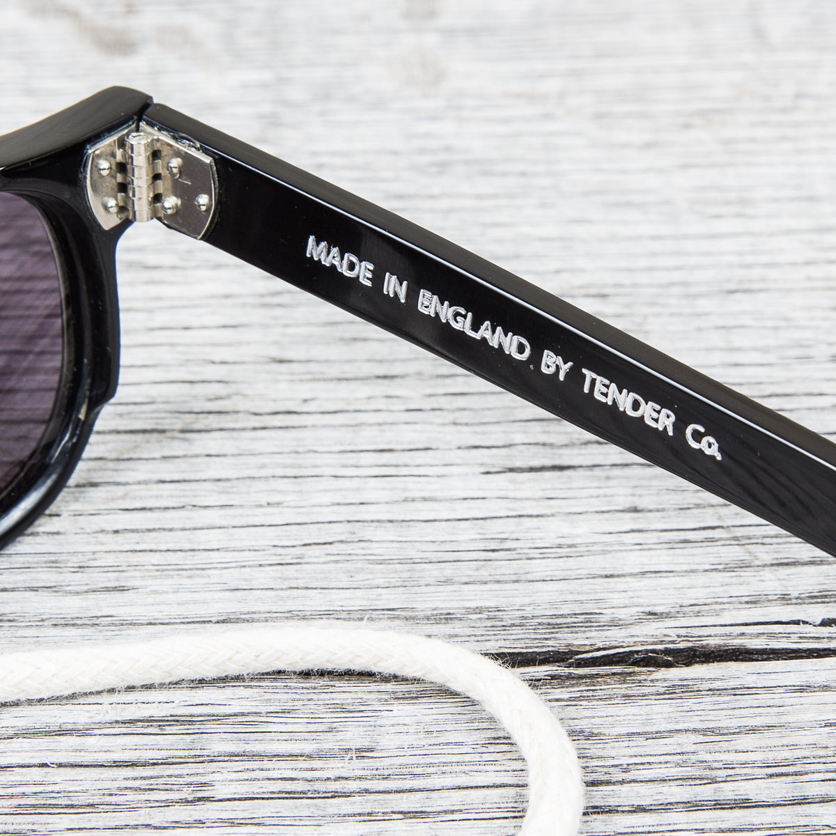 Tender Slimmer Flat Tops Spectacles Frames Black Cotton Acetate Sunglasses