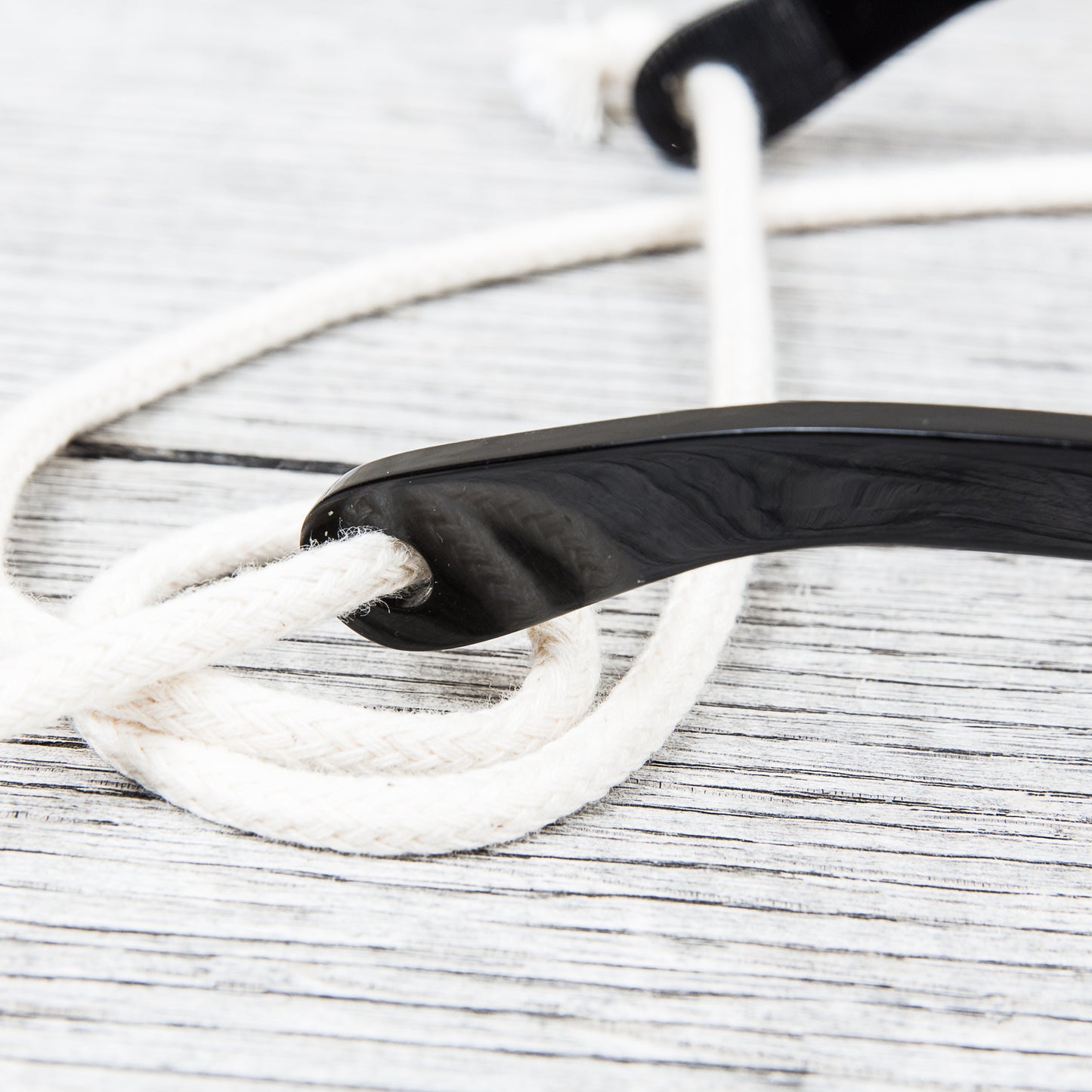 Tender Flat Tops Spectacles Frames Black Cotton Acetate Sunglasses