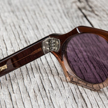 Tender Octagon Sunglasses Graded Earl Grey Cotton Acetate