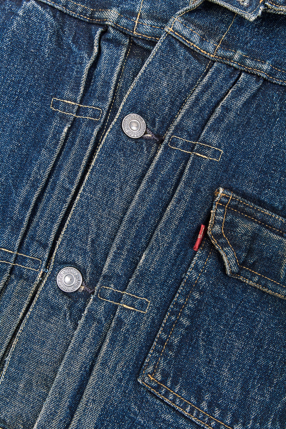 Second Hand Levi's Vintage Clothing 506xx Made in USA Denim Jacket
