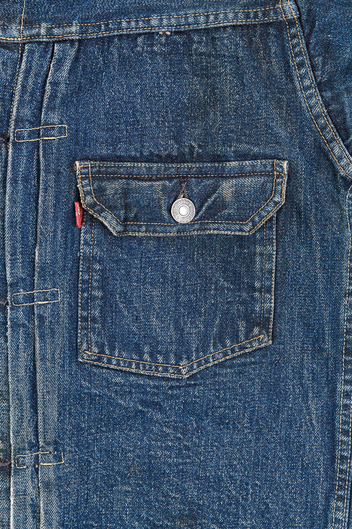 Second Hand Levi's Vintage Clothing 506xx Made in USA Denim Jacket