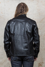Indigofera Eagle Rising Black Horsehide Leather Jacket
