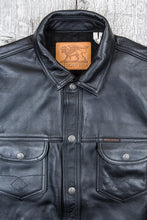 Indigofera Eagle Rising Black Horsehide Leather Jacket