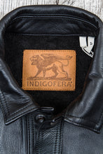 Indigofera Eagle Rising Black Horsehide Leather Jacket