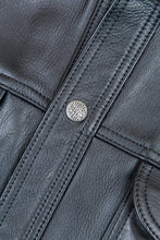 Indigofera Eagle Rising Black Horsehide Leather Jacket