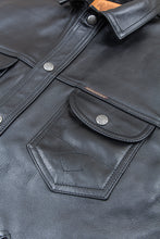 Indigofera Eagle Rising Black Horsehide Leather Jacket