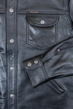 Indigofera Eagle Rising Black Horsehide Leather Jacket