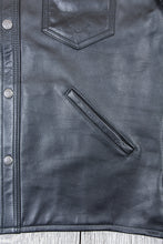 Indigofera Eagle Rising Black Horsehide Leather Jacket