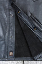 Indigofera Eagle Rising Black Horsehide Leather Jacket