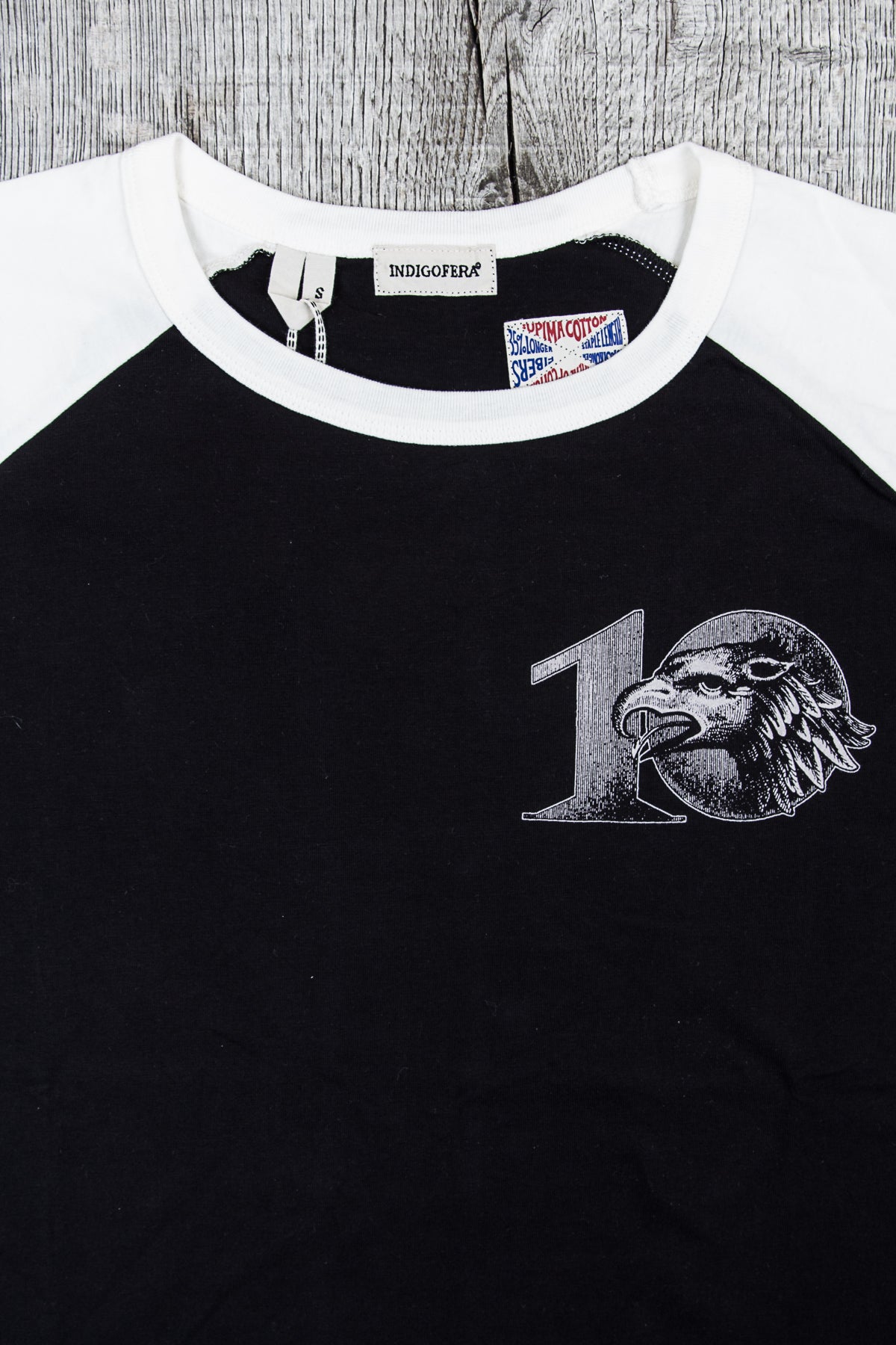Indigofera Leon Raglan Black / Cocatoo 10 Years