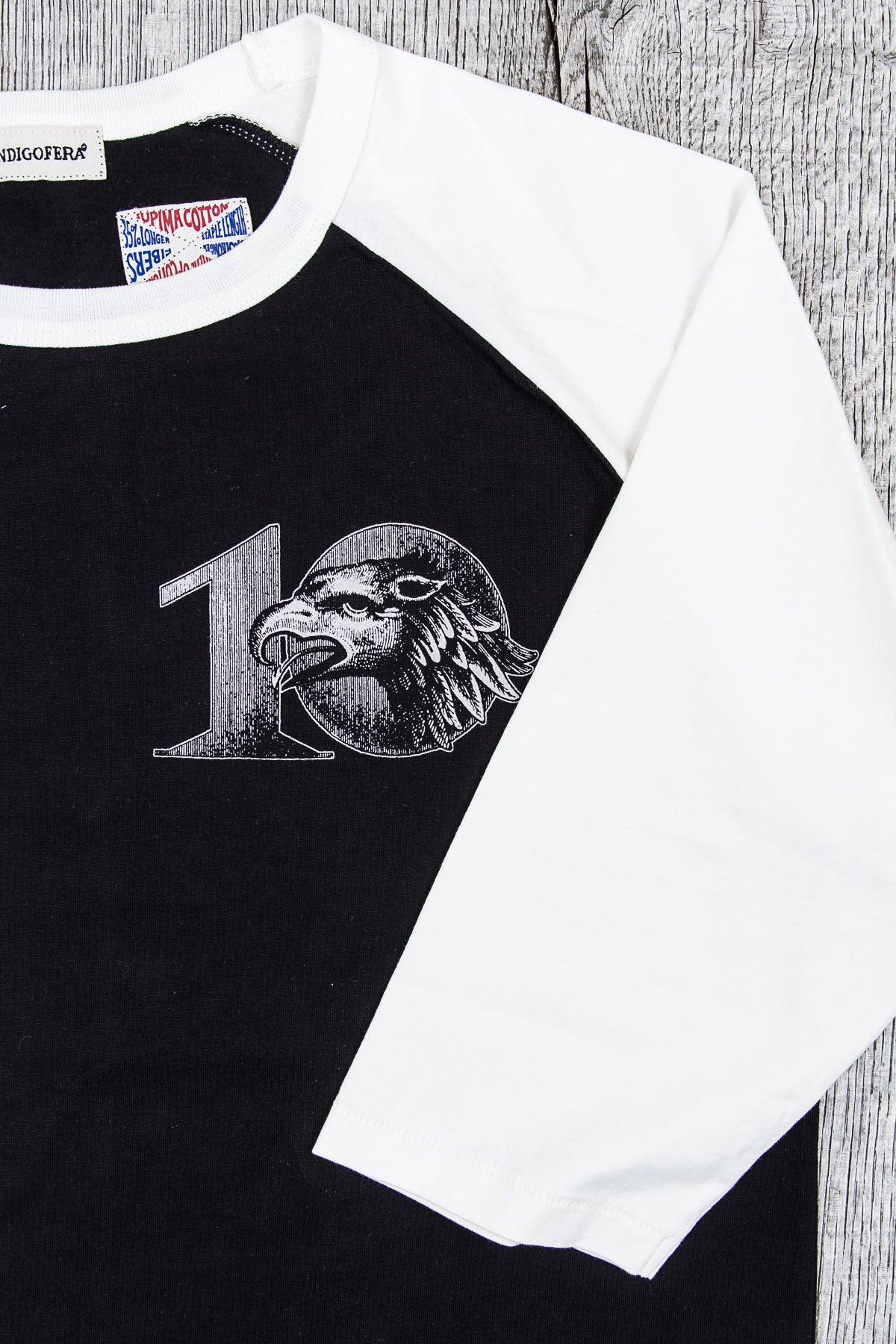 Indigofera Leon Raglan Black / Cocatoo 10 Years