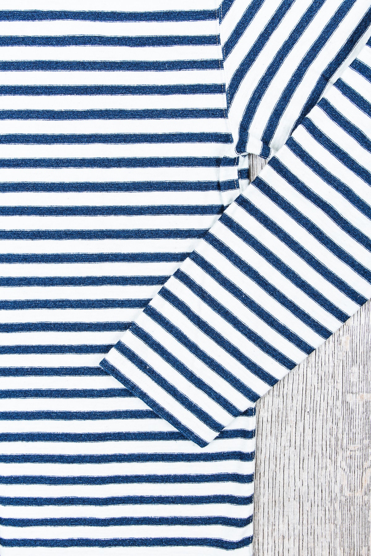 OrSlow Long Sleeve T-Shirt Indigo Stripe