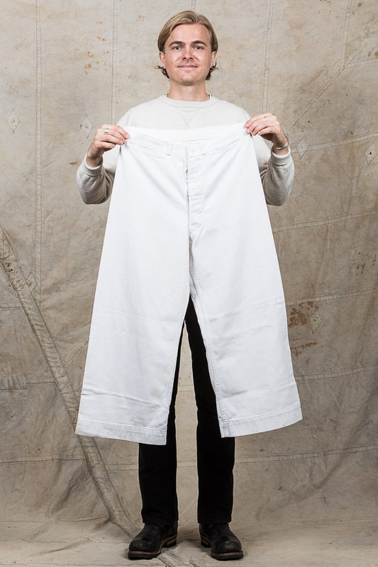 Vintage 1940s Original US NAVY Cotton Canvas Sailor Pants