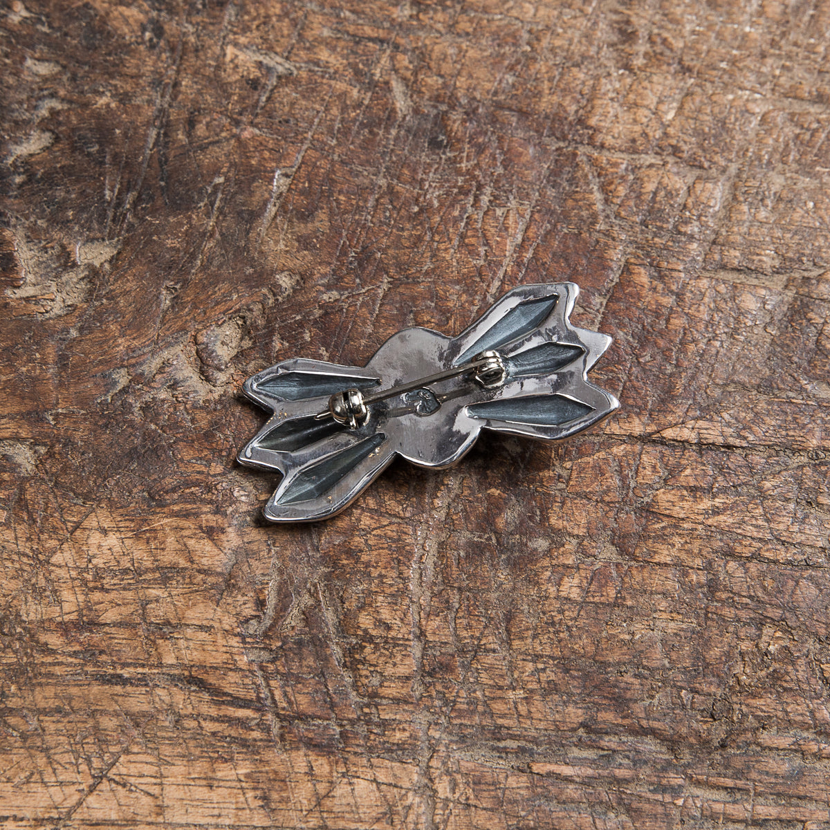 Larry Smith Small Butterfly Turquoise Pin OT-P0128