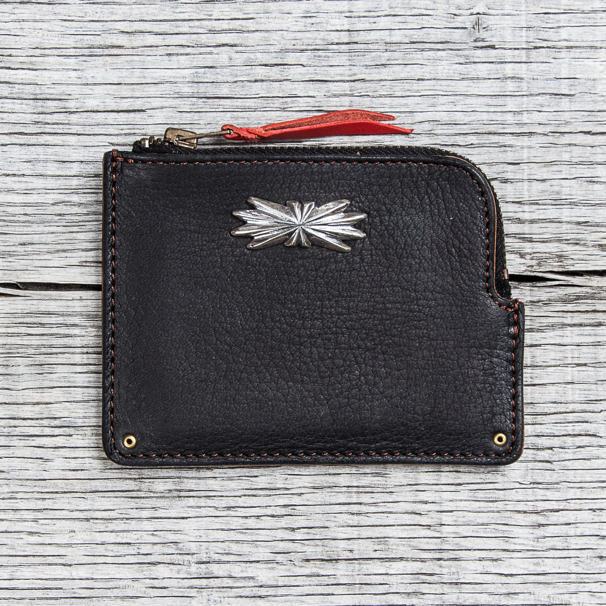 Larry Smith Deer Skin Multi Wallet LT-0043 Black