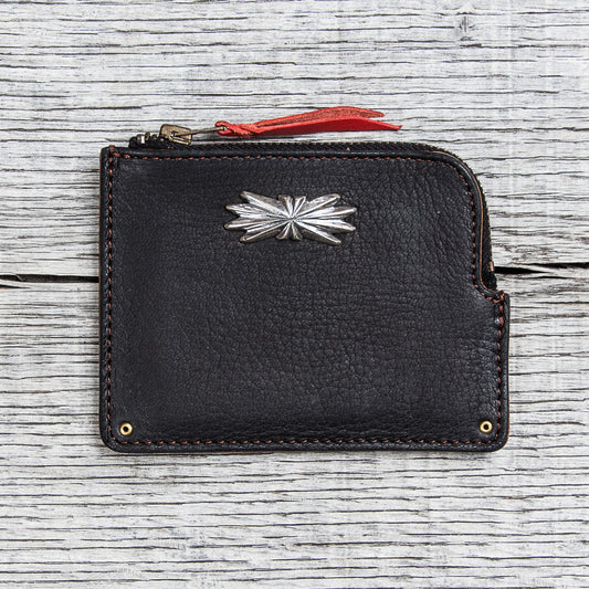 Larry Smith Deer Skin Multi Wallet LT-0043 Black