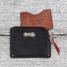 Larry Smith Deer Skin Multi Wallet LT-0043 Black