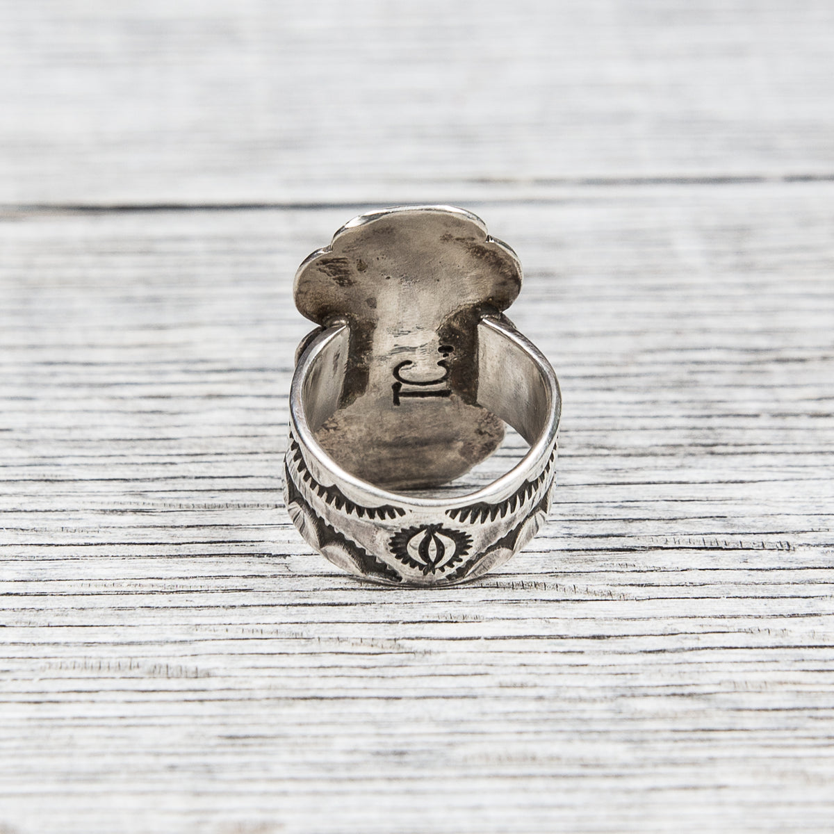 Tenable Crafts Sterling Silver Shield Ring #138