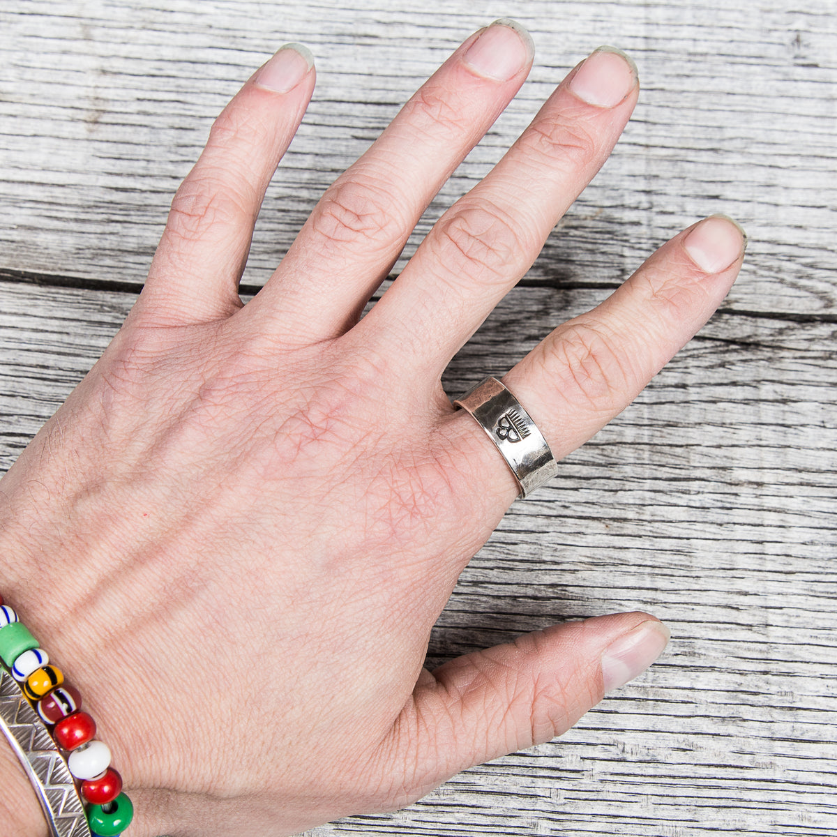Tenable Crafts Sterling Silver Rain Cloud Ring #139
