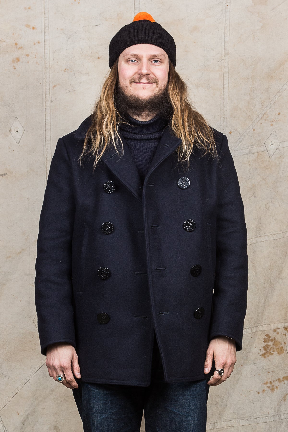 Second Hand Buzz Rickson's U.S. NAVY Wool Pea Coat Size 42