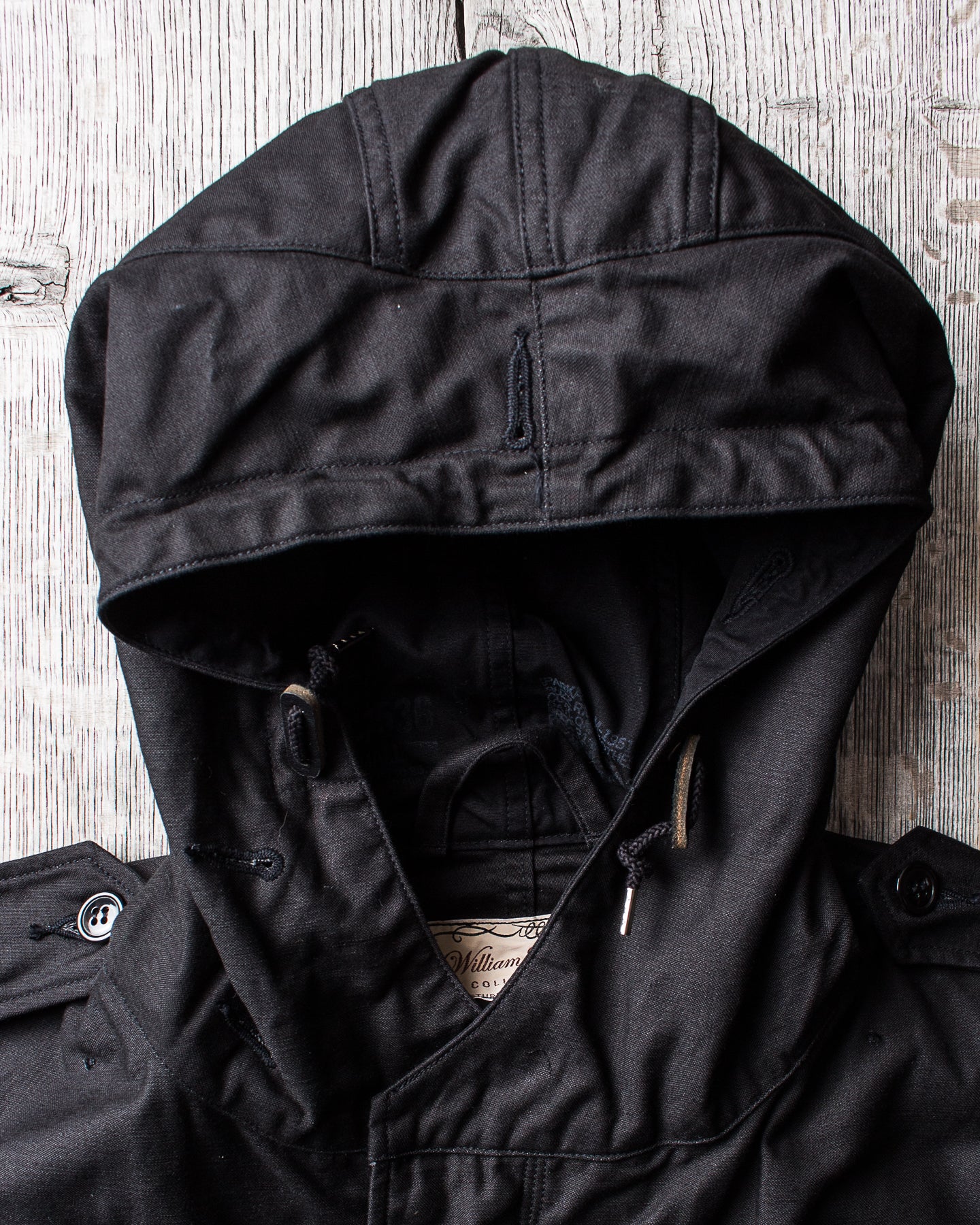 Buzz Rickson's William Gibson M-51 Fish Tail Parka Black BR14969