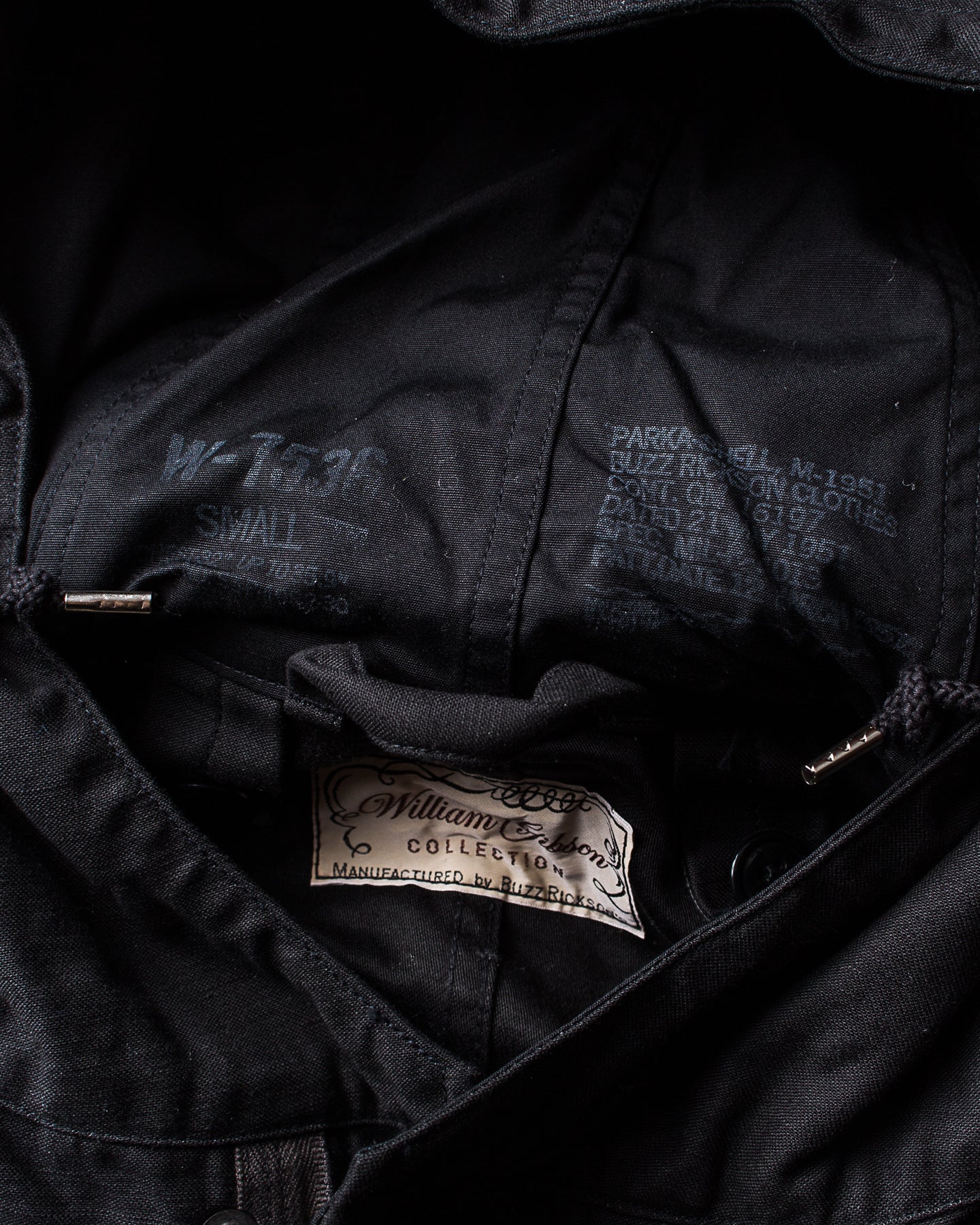 Buzz Rickson's William Gibson M-51 Fish Tail Parka Black BR14969