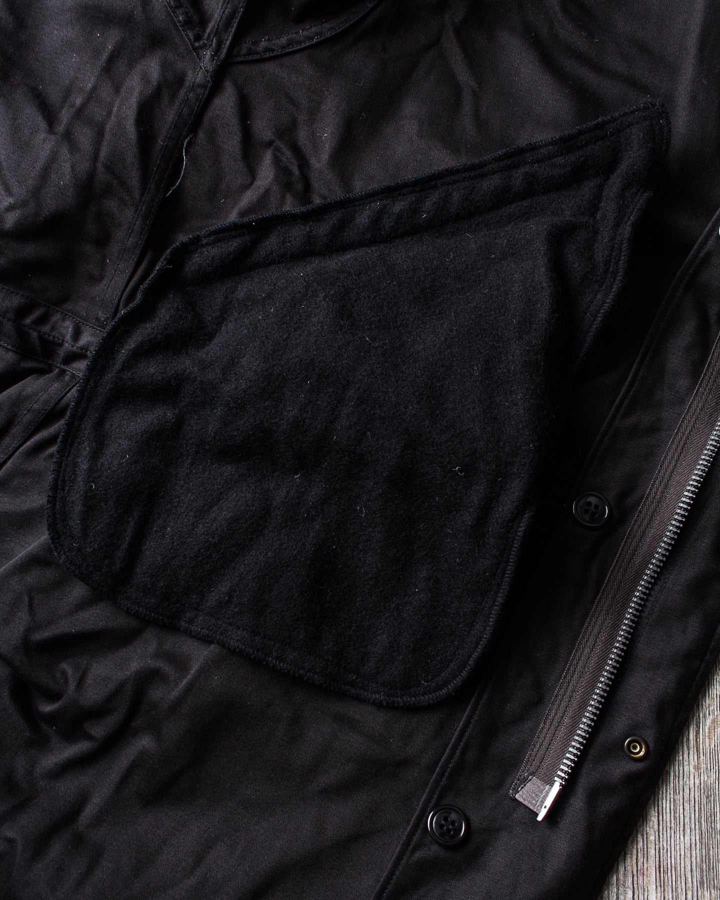 Buzz Rickson's William Gibson M-51 Fish Tail Parka Black BR14969