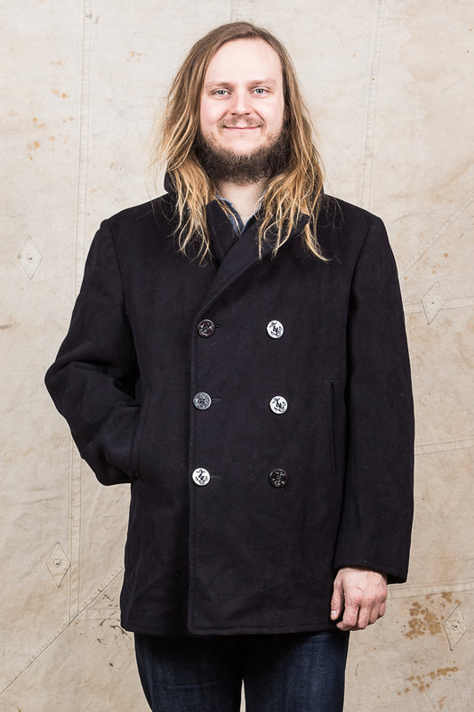 Vintage Original USN Wool Pea Coat