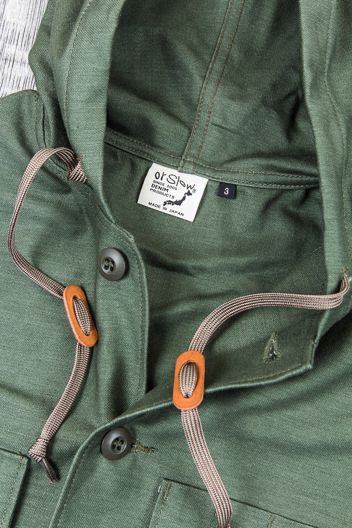 OrSlow Fatigue Hooded Jacket
