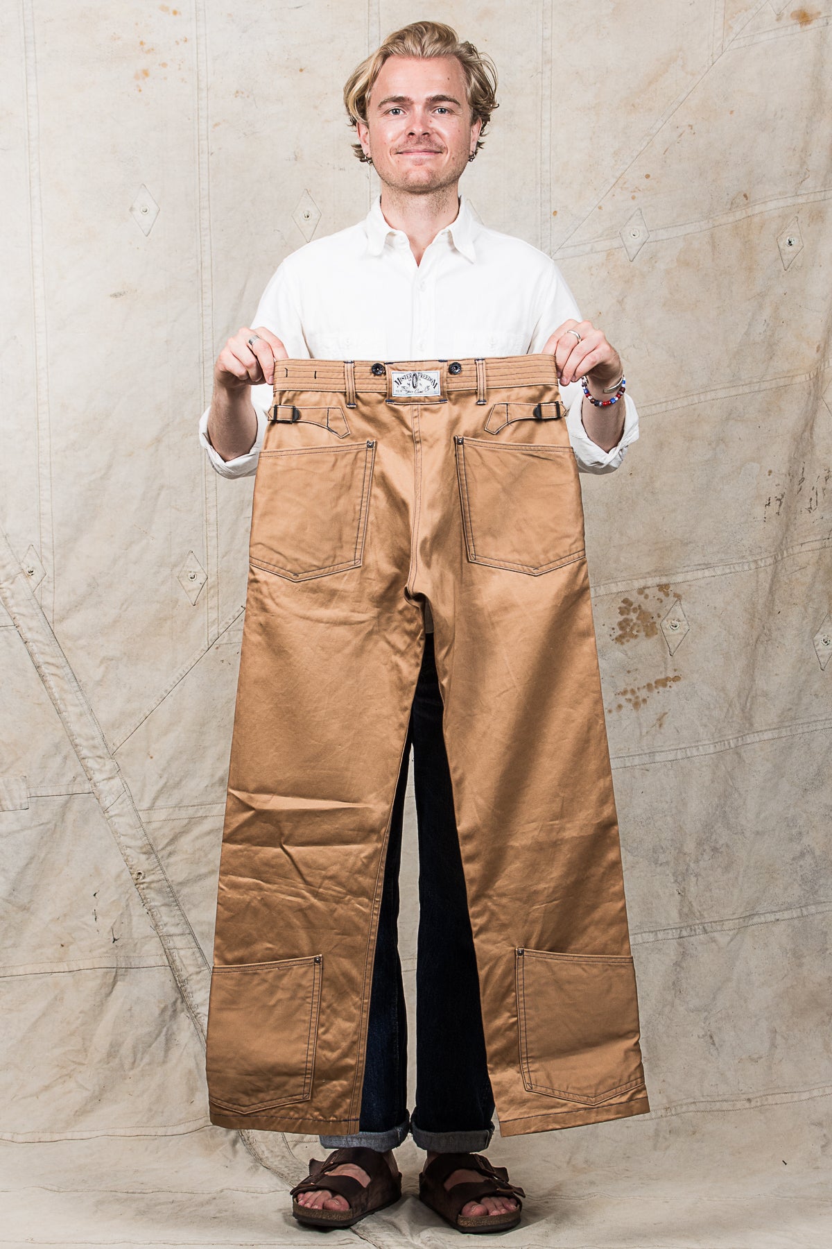 Second Hand Mister Freedom Chino Riders Khaki W 32 L 32 – Second