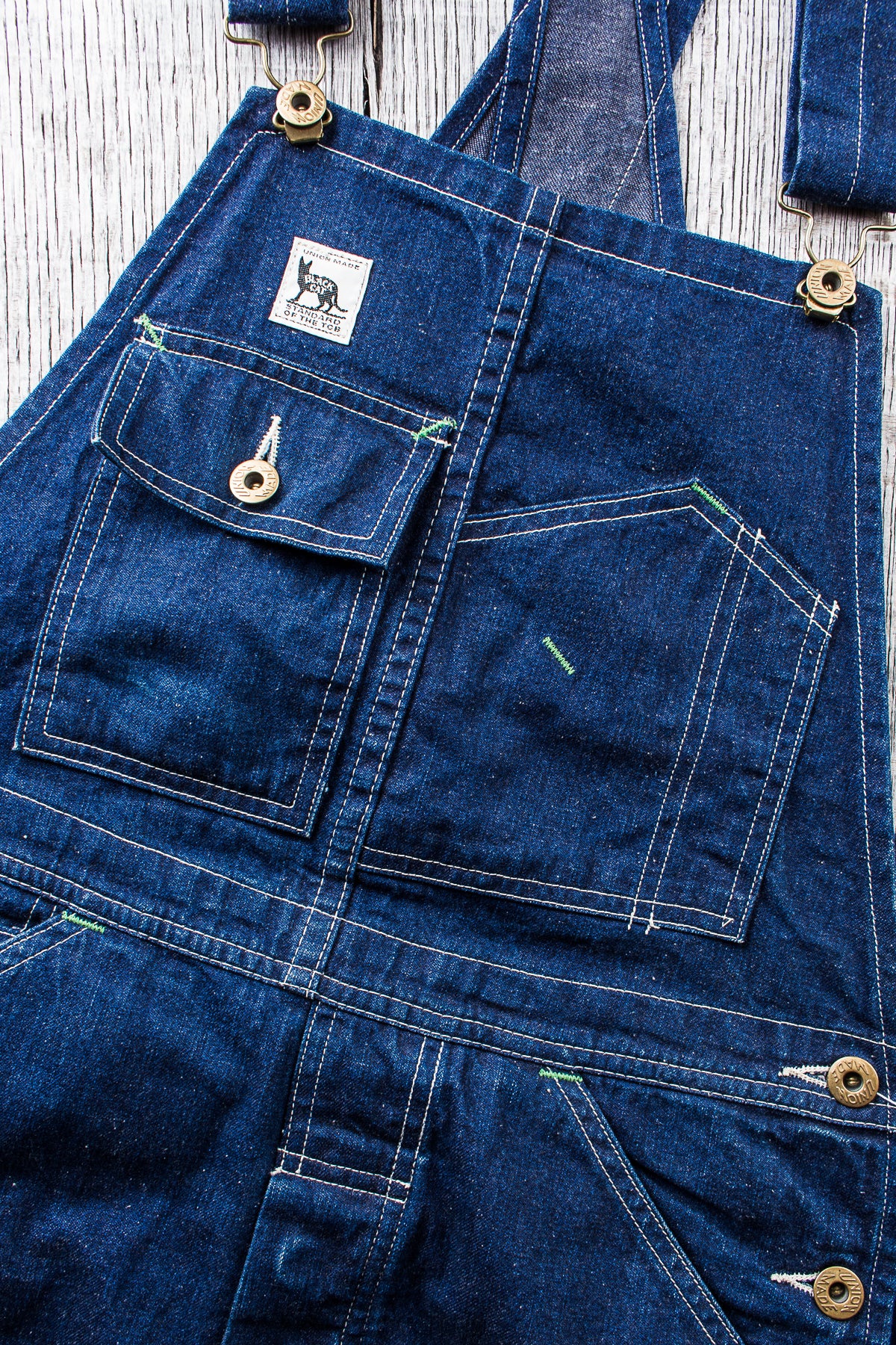 Second Hand TCB Jeans Black Cat Denim Overall W28