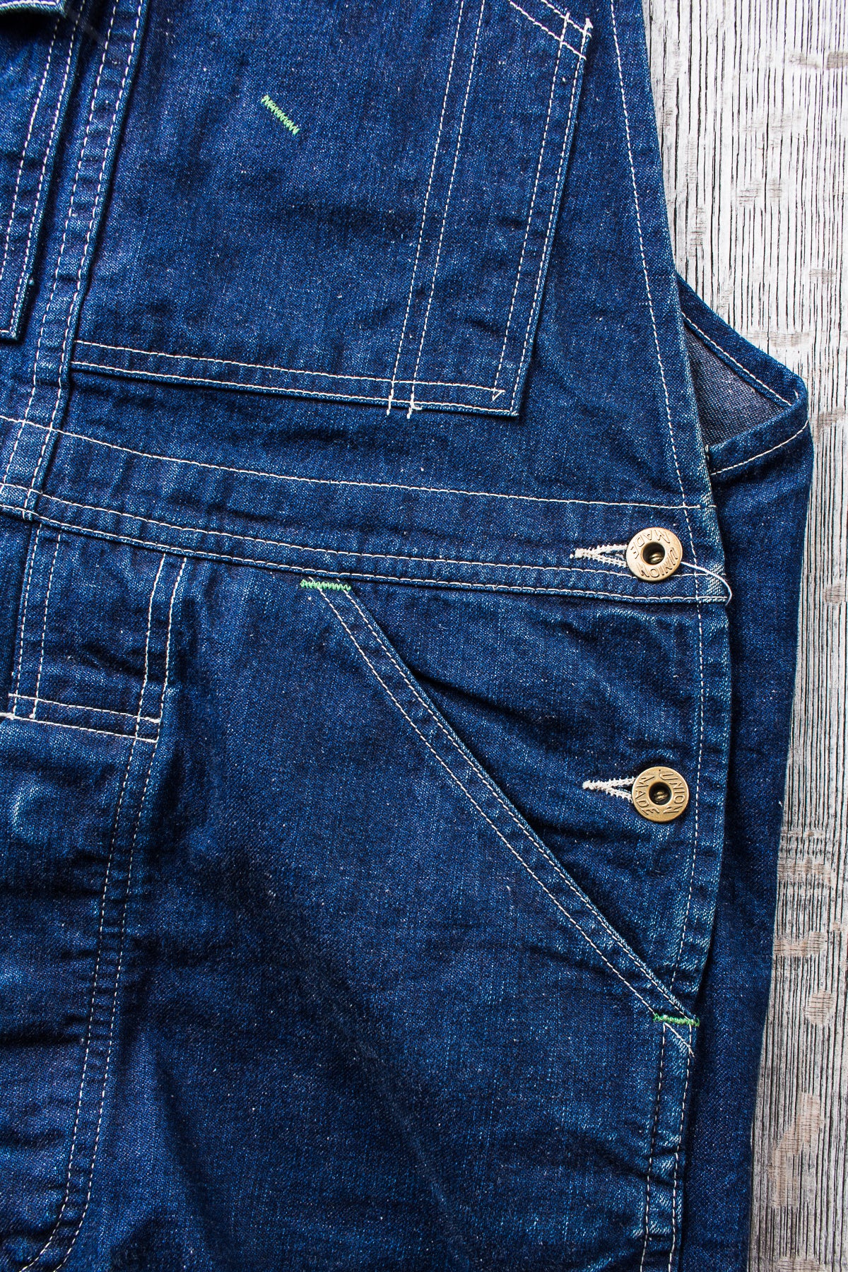 Second Hand TCB Jeans Black Cat Denim Overall W28