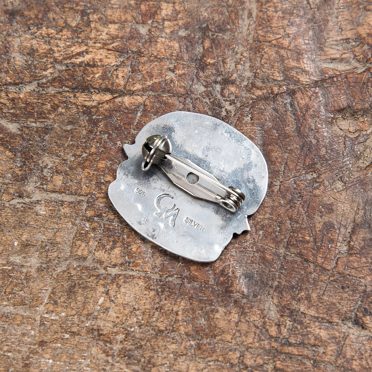 Munqa Newtive Silver Brooch Hamburger
