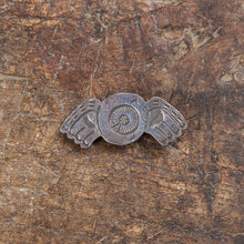 Munqa Newtive Silver Brooch Flying Eyeball