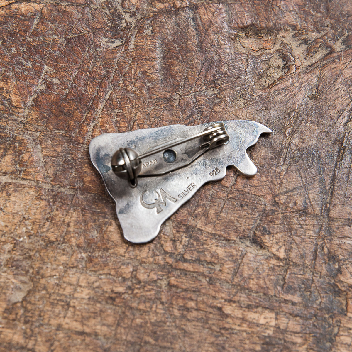 Munqa Newtive Silver Brooch Pizza