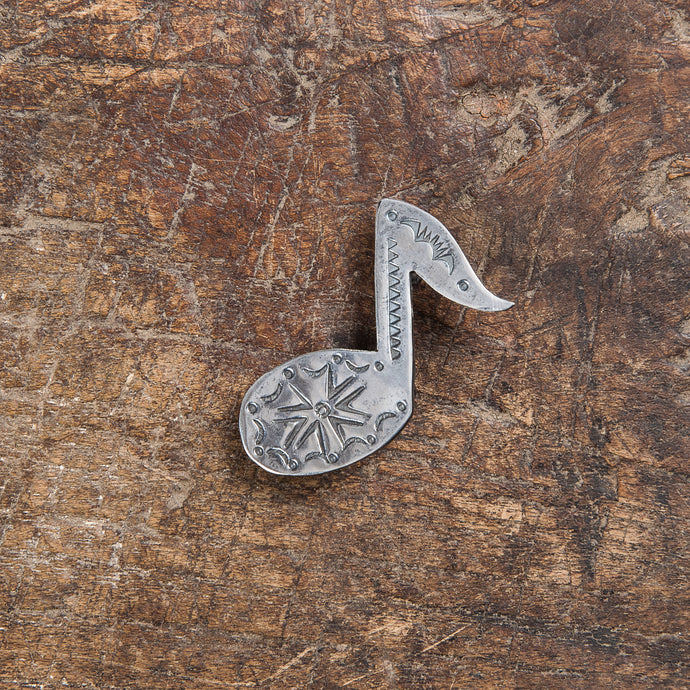 Munqa Newtive Silver Brooch Music Tone