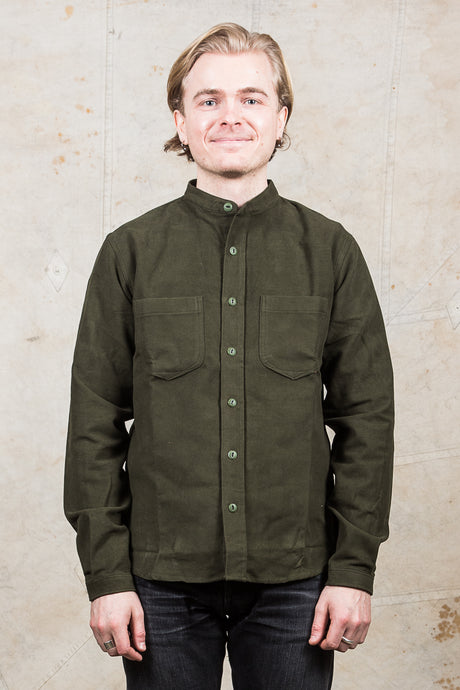 Indigofera Muir Shirt Green Moleskin