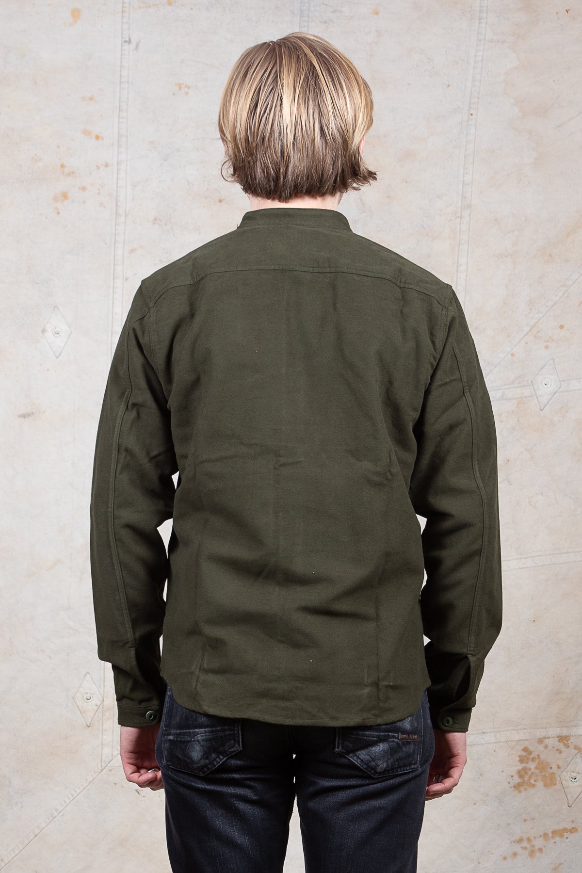 Indigofera Muir Shirt Green Moleskin